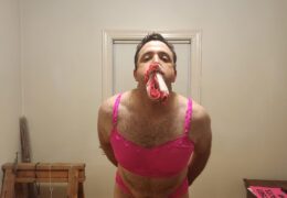 Kaydance gagged with panties